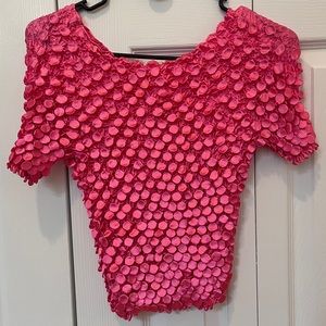 Magic Scarf ‘Popcorn’ Ruffle Shirt